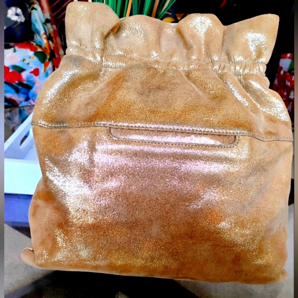 Pose  Hobo International Shiny Gold Women's Bags